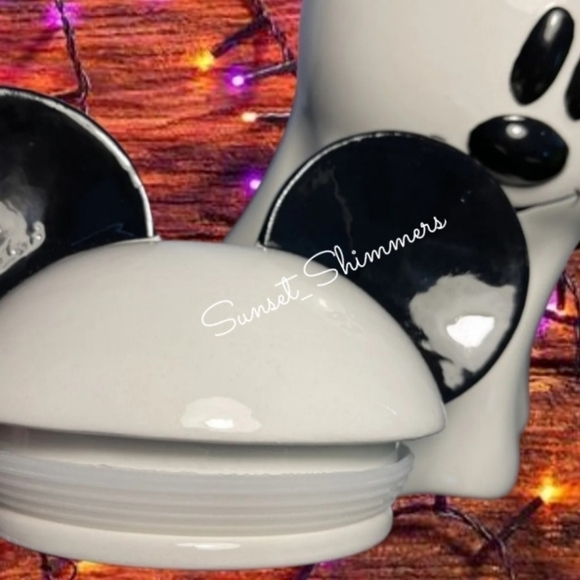DISNEY Halloween Ghost Mickey Mouse Minnie Mugs Cookie Jar Canister Salt Pepper - Picture 5 of 11
